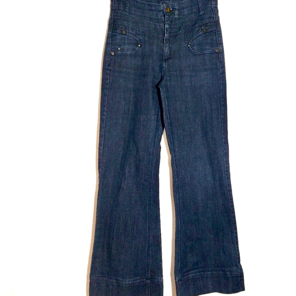 Mango Dark Blue Flare Jeans